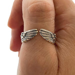 Angel Wings Adjustable Feather Multi Size Thumb Ring Angels