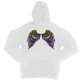 Spread Your Wings Non-Binary Pride College Hoodie