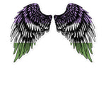 Spread Your Wings Genderqueer Kiss Cut Pride Sticker