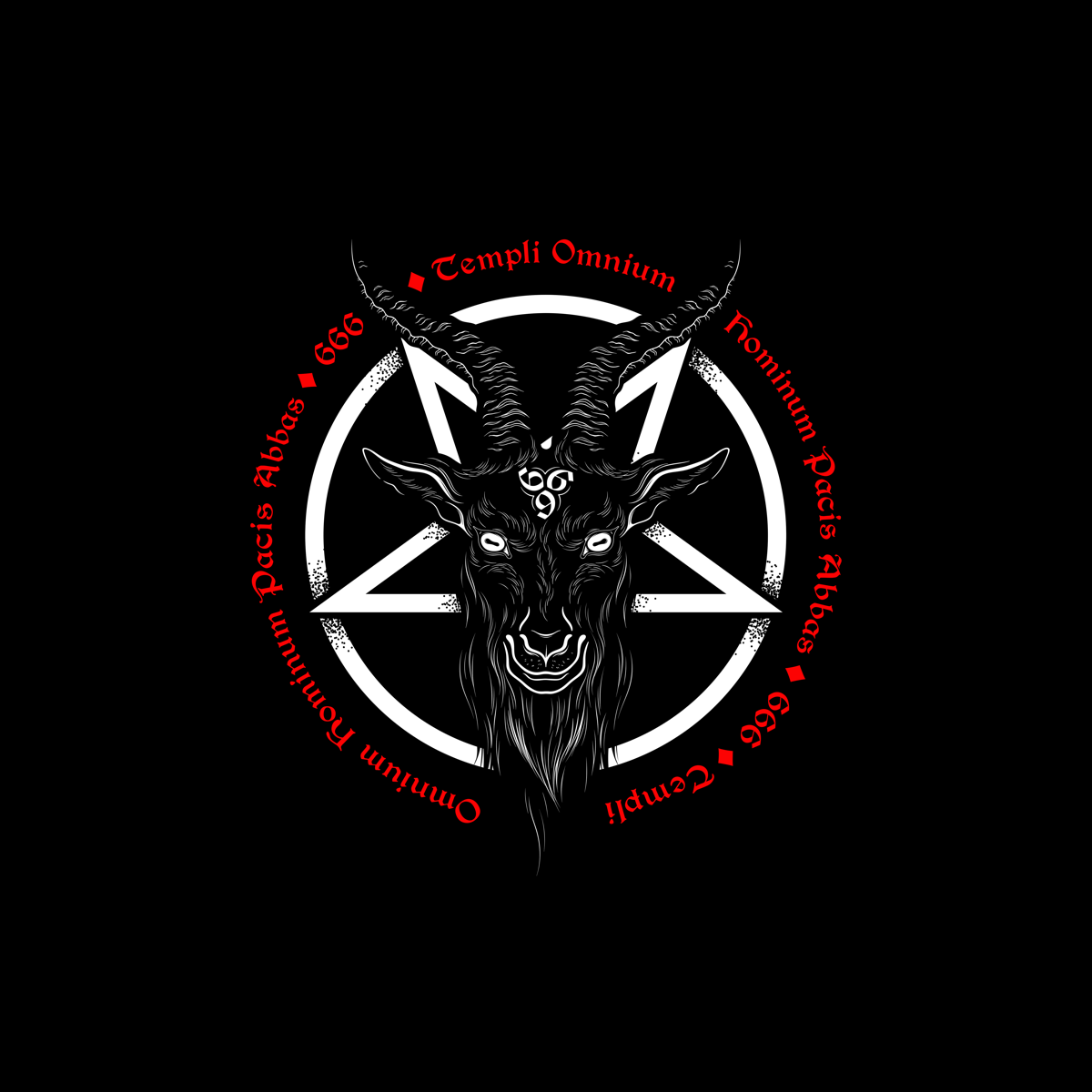 Baphomet 666 Goat Pentagram – Vicious Malicious