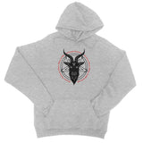 Baphomet 666 Goat Pentagram College Hoodie