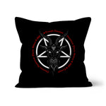 Baphomet 666 Goat Pentagram Cushion