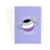 I'm Not In A Phase Asexual Pride Greeting Card