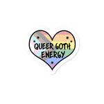 Queer Goth Energy LGBTQ Punk Pride Heart Sticker