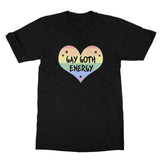 Gay Goth Energy LGBTQ Punk Pride Heart Softstyle T-Shirt