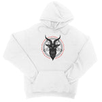 Baphomet 666 Goat Pentagram College Hoodie