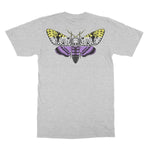 Non-Binary Pride Death Moth Softstyle T-Shirt