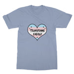 Transfemme Energy Trans Transgender Pride Heart  T-Shirt