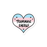 Transmasc Energy Trans Transgender Pride Heart Sticker