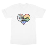Queer Goth Energy LGBTQ Punk Pride Heart Softstyle T-Shirt