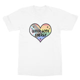 Queer Goth Energy LGBTQ Punk Pride Heart Softstyle T-Shirt