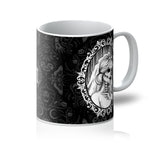 Queen Gothic Crowned Skull Cameo Mug