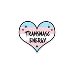 Transmasc Energy Trans Transgender Pride Heart Sticker
