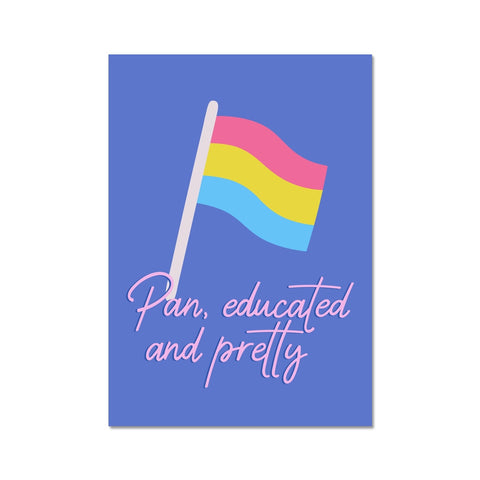 Pan, Educated and Pretty Fine Art Print
