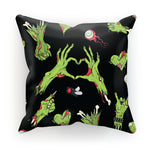 Zombie All Over Print Faux Suede Cushion