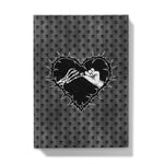 A Promise to the Dead Grey Patterned Hardback Journal