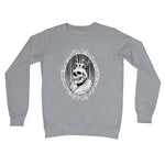 The King Gothic Crowned Skull Cameo Crew Neck Sweatshirt