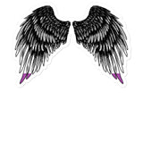 Spread Your Wings Asexual Kiss Cut Pride Sticker