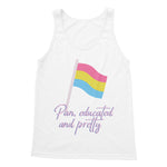 Pan Educated and Pretty Pansexual Pride Softstyle Tank Top
