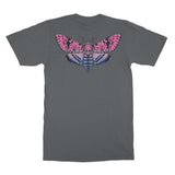 Bi Pride Death Moth Softstyle Bisexual T-Shirt