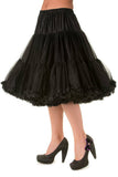 Banned Apparel Lifeforms Petticoat Black 26" Length Lined Elasticated