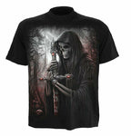 Spiral Soul Searcher Death Grim Reaper Skulls Goth T-shirt
