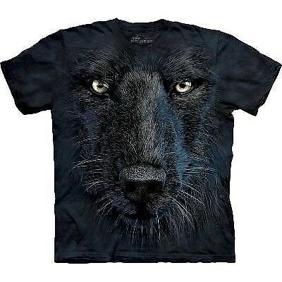 The Mountain Black Wolf Face T-shirt