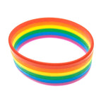 LGBTQ Gay Pride Trans Transgender Lesbian Bi Silicone Gummy Wristbands