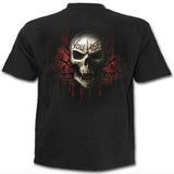 Spiral Direct Game Over Death Skeleton Skull You Lose Grim Reaper Black T-shirt