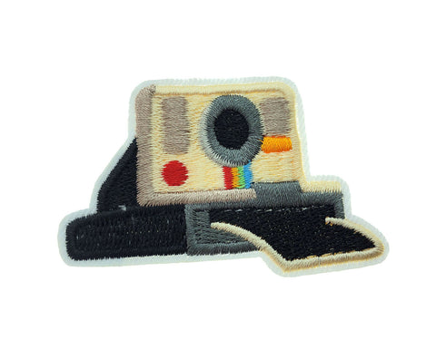 Retro Camera Vintage Iron On Fabric Hipster Patch