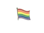 LGTBQ Pride Flag Gay Lesbian Transgender Love Rainbow Enamel Pin Badge