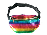 Rainbow Multicolour Sparkling Metallic Bum Bag Shoulder Pride LGBTQ