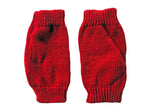 Thick Knit  Fingerless Warm Winter Gloves Mittens 16 Vibrant Colours