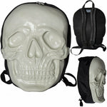 Kreepsville 666 Skeleton Skull Face White Natural Glow In The Dark Backpack