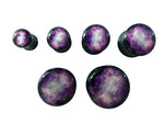 Galaxy Cosmic Pink Purple Flesh Tubes Tunnels Ear Piercing Plug Flared ONE