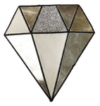 HUGE Diamond Metallic Glitter Fabric Embroidered Sparkling Patch 21cm x 21cm
