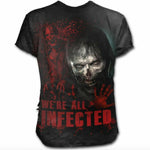 The Walking Dead Spiral Direct Zombie 3D Ripped Blood & Guts We're All Infected