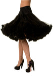 Banned Apparel Lifeforms Petticoat Black 26" Length Lined Elasticated