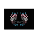 Trans Spread Your Wings Pride Flag Fine Art Print