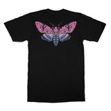 Bi Pride Death Moth Softstyle Bisexual T-Shirt