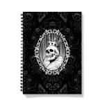 The King Crowned Skull Cameo Patterned Notebook