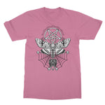 Deaths Head Hawk Moth Pentagram T-Shirt