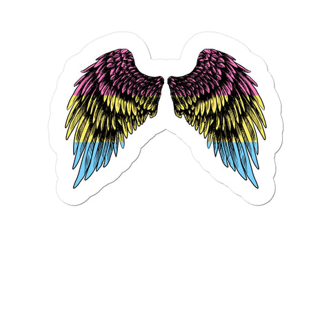 Spread Your Wings Pan Pride Kiss Cut Sticker