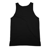 Pentagram Witches Cat Goth Kitty Outline Tank Top