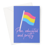 Pan, Educated and Pretty Greeting Card