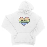 Gay Goth Vibes Only LGBTQ Punk Pride Heart College Hoodie