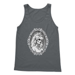 The Queen Gothic Crowned Skull Cameo Softstyle Tank Top