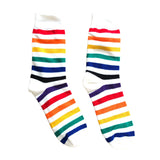 LGBTQ Pride Rainbow Striped Super Soft Socks Stripy