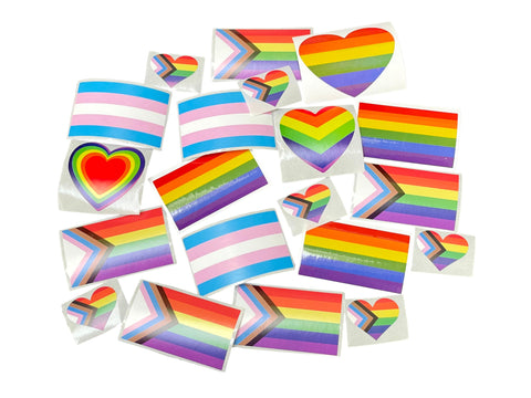 20 x LGBTQ Pride Sticker Bundle