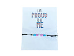 Trans Pride Proud To Be Me Beaded Transgender Bracelet